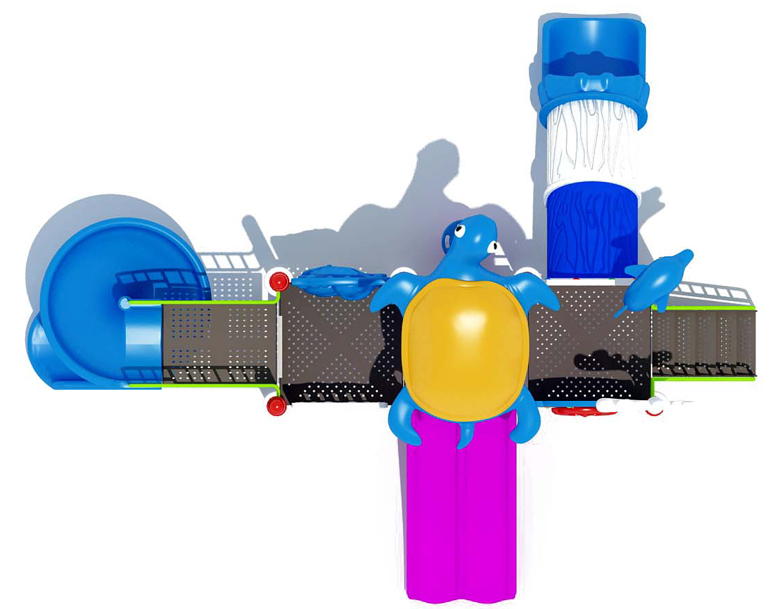 Multiplay System - Durable Design, 2-4 Passenger Capacity | Safe Outdoor Play Equipment In Assorted Colors