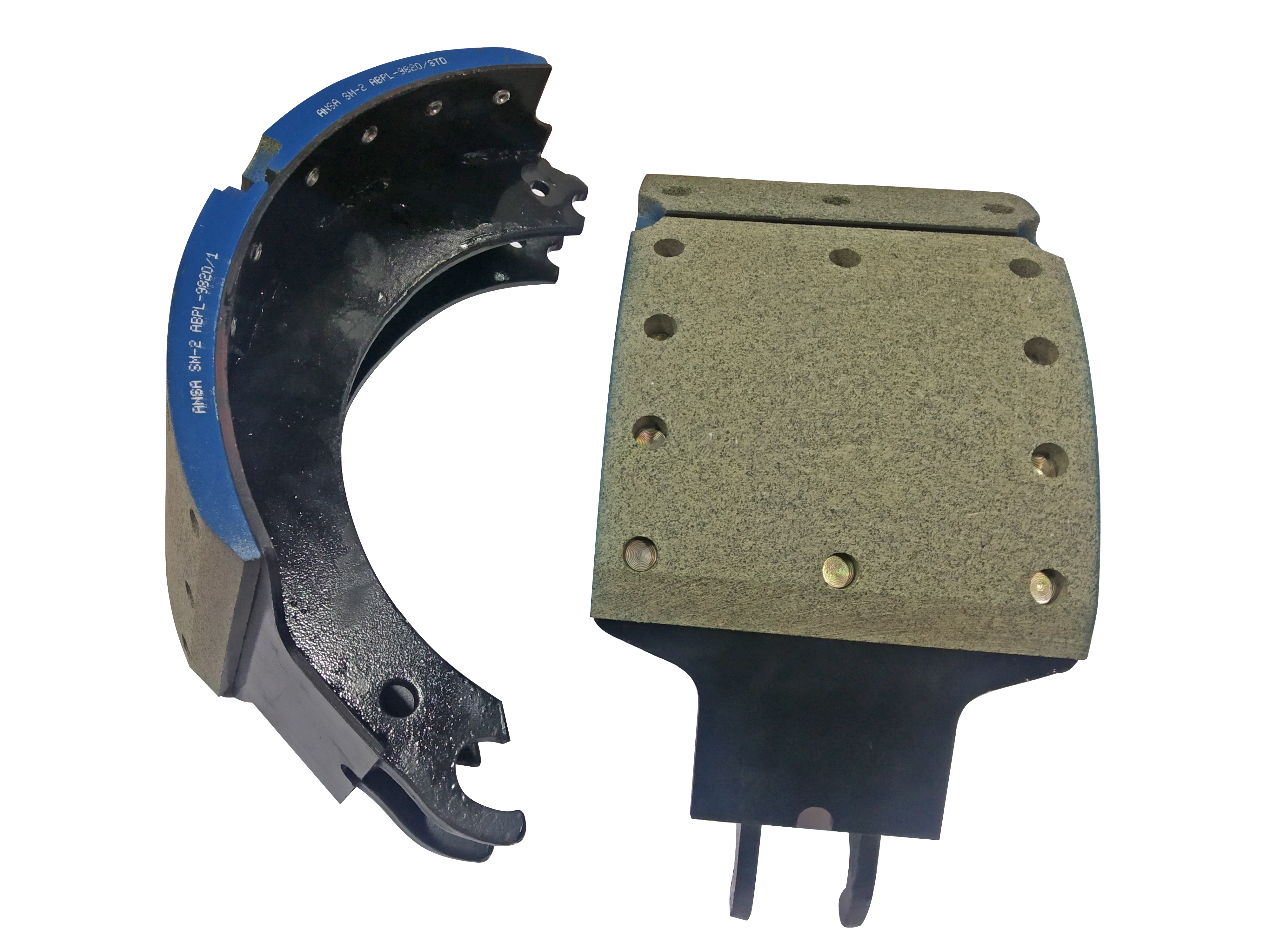 Lined Brake Shoe Size: Multiple Size Available