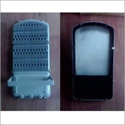 Led Flood Light Housing - Aluminum Material | 220v Input, Black/sky Blue Color, 15-60 Watt Power Factor, Ideal For Outdoor Applications