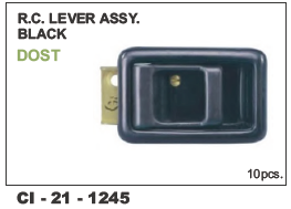 Rc Lever Assy Black - Durable Steel Design, 4 Wheeler Compatibility | Includes Warranty for Reliable Performance
