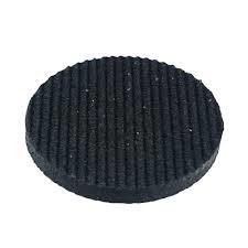 Anti Vibration Pads - Rubber 25mm Diameter X 15mm Height | Black M6 Thread Size Shore A 60 Hardness 5kg Load Capacity For Engine And Machinery Efficiency