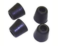 Rubber Buffer - Rubber And Steel , Various Dimensions, Black Color, Male Thread, Shore A Hardness, -40°c To +80°c Temperature Range, Variable Load Capacity, Robust Shock Absorber