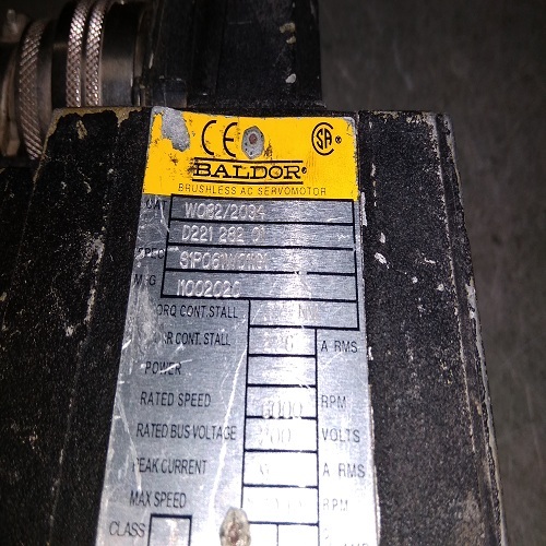 Baldor Servo Motor W082/2094