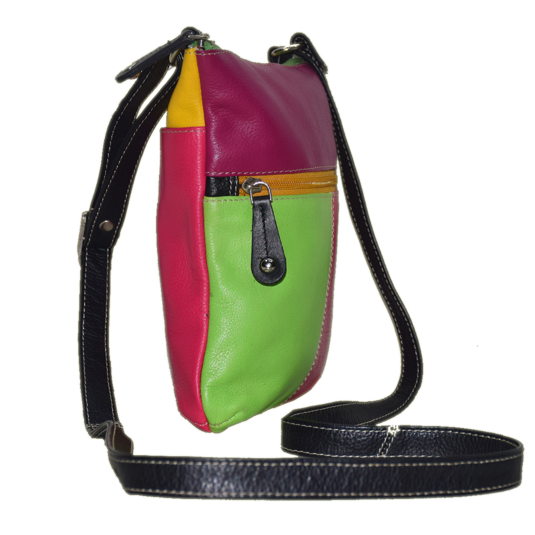 Multi Color Leather Crossbody Sling Bag Design: Designer