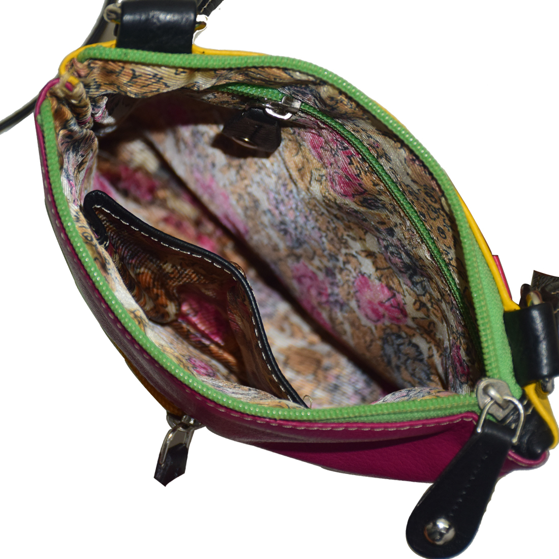 Multi Color Leather Crossbody Sling Bag Design: Designer