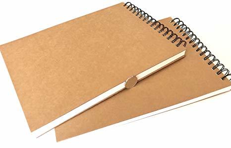 Spiral Pads - Hard Binding | Thick Cover For Flat Writing, Ideal For School And Office Use, Quality Guaranteed