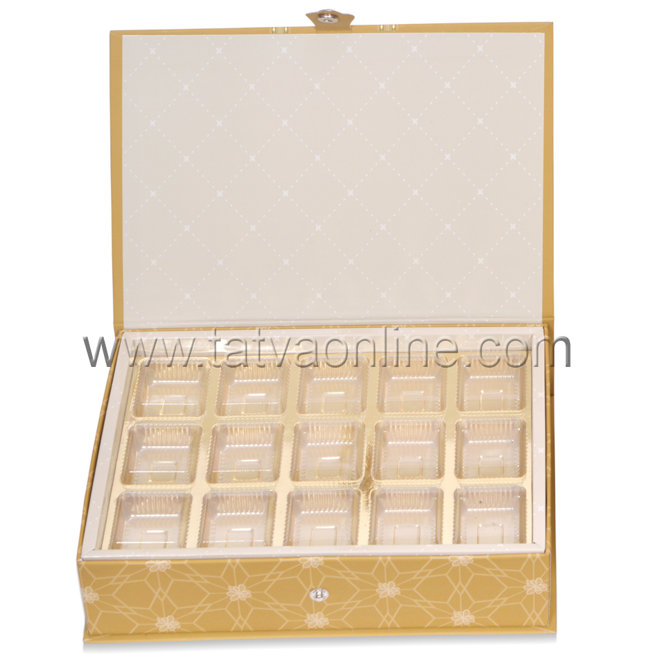 Paper Gold Dry Fruit Boxes