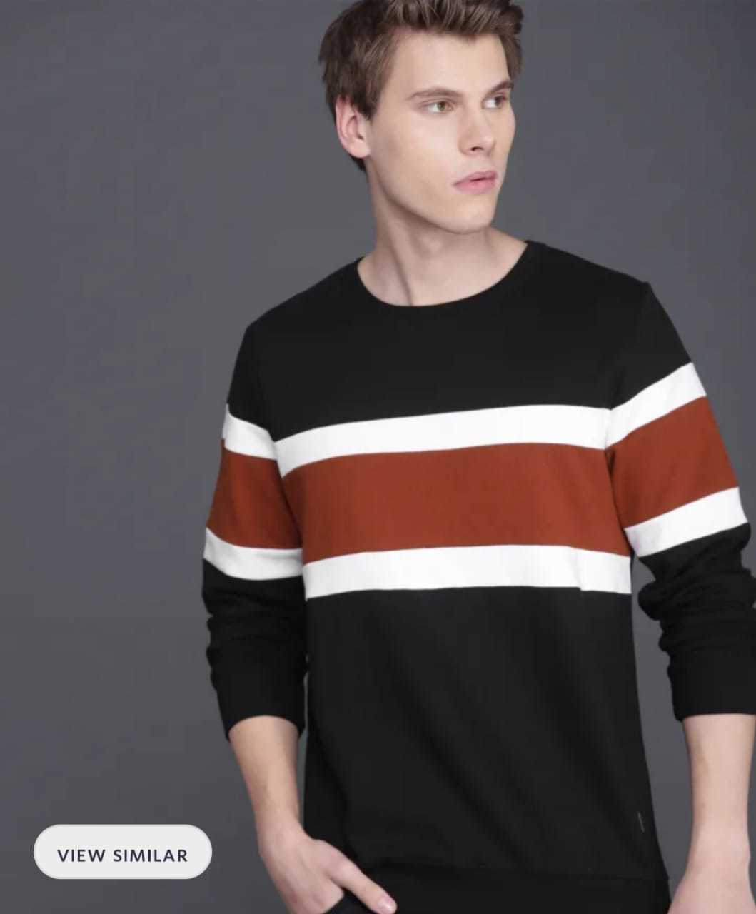 Sweat Shirts - Cotton Blend, 28 Inch Length | Long Sleeves, Trendy Printed Design For Rainy And Winter Seasons, Available In M, L, Xl, Xxl
