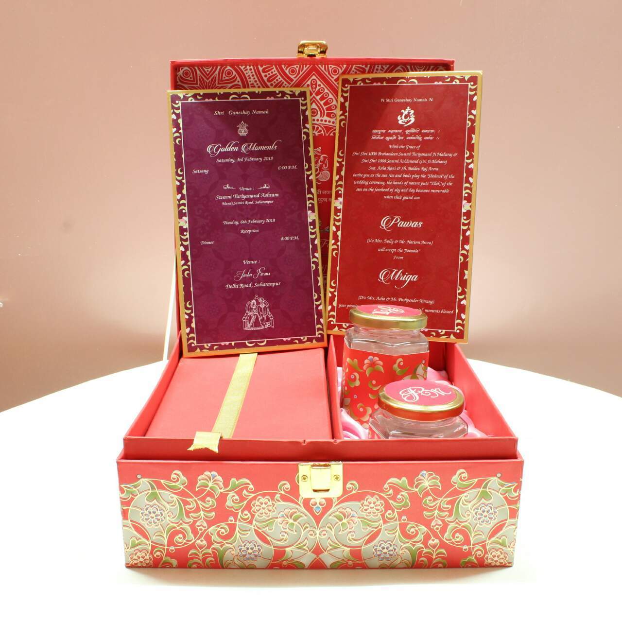 Patterned Luxury Wedding Box