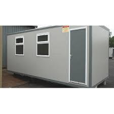 Site Office Cabin - Steel Structure, Various Dimensions | Double-Glazed Windows, Thermal Insulation, Vinyl Flooring, Pre-Wired Electrical System