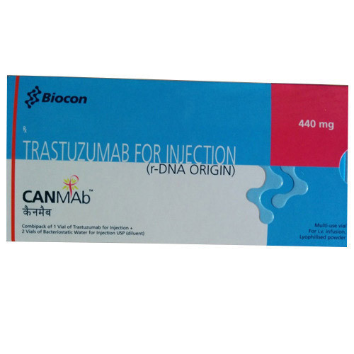 Canmab Injection - HER2-Positive Targeted Therapy for Breast and Stomach Cancer | Prescribed Dosage, Infusion Delivery, Lowers Cancer Recurrence Risk, Minimizes Side Effects