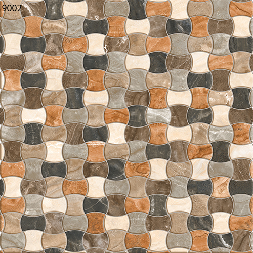 Brown Matt Ceramic Floor Tiles 396x396 Mm