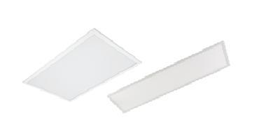 White Square Edge Lit Panel Luminaires