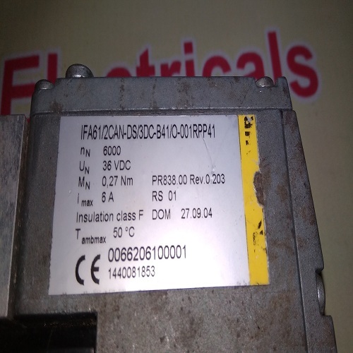 Berger Lahr Servo Motor Ifa61/2can-ds/3dc-b41/o-001rpp41