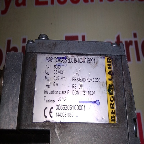 Berger Lahr Servo Motor Ifa61/2canfd3/3dc-b41/o-001rpp41