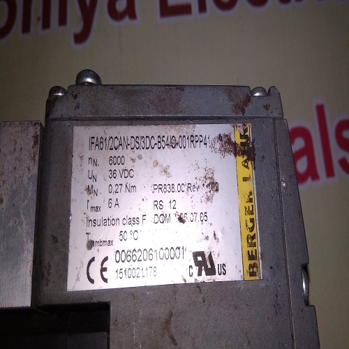 Berger Lahr Servo Motor Ifa61/2can-ds/3dc-b54/o-001rpp41