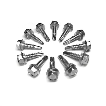 SS Self Drilling Screw - Metal, Different Sizes Available | Condition: New, Packed in Box