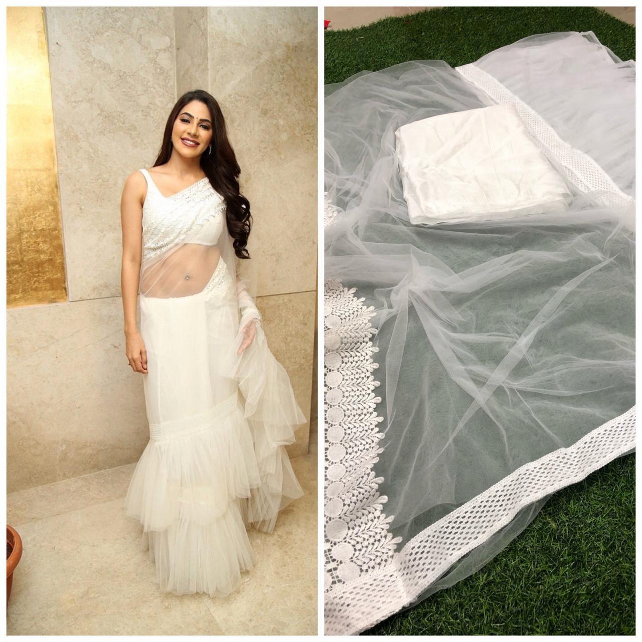 Multy Fancy Designer Party Wear Net Saree
