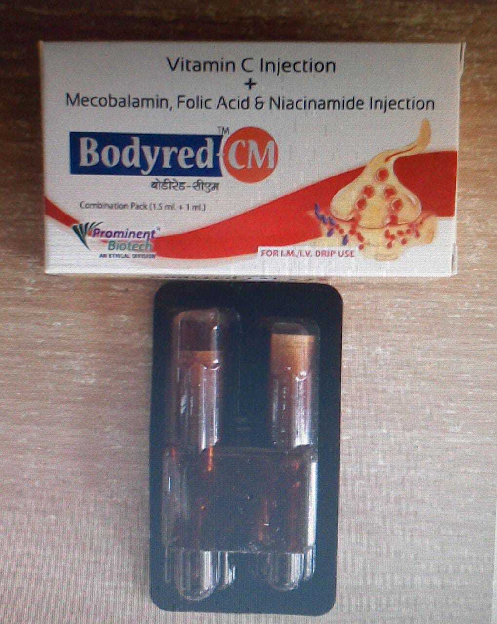 Liquid Combi Pack Injection Of (Ampoule1) Vitamin C & (Ampoule 2) Mecobalamin,folic Acid,niacinamide