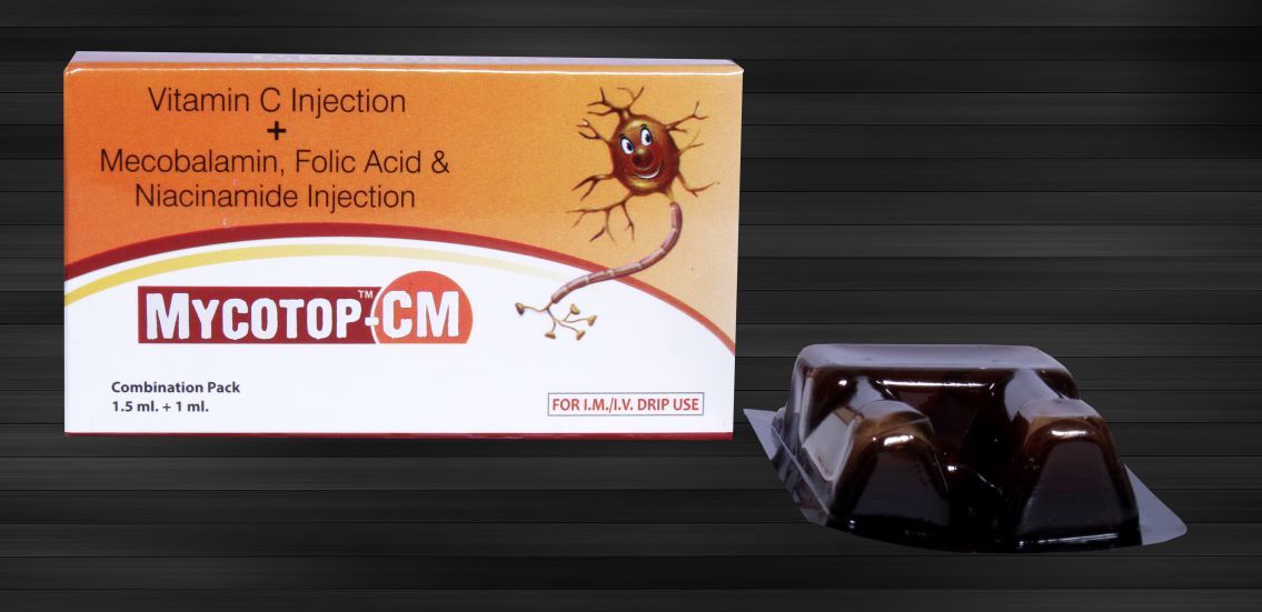 Liquid Combi Pack Injection Of (Ampoule1) Vitamin C & (Ampoule 2) Mecobalamin,folic Acid,niacinamide