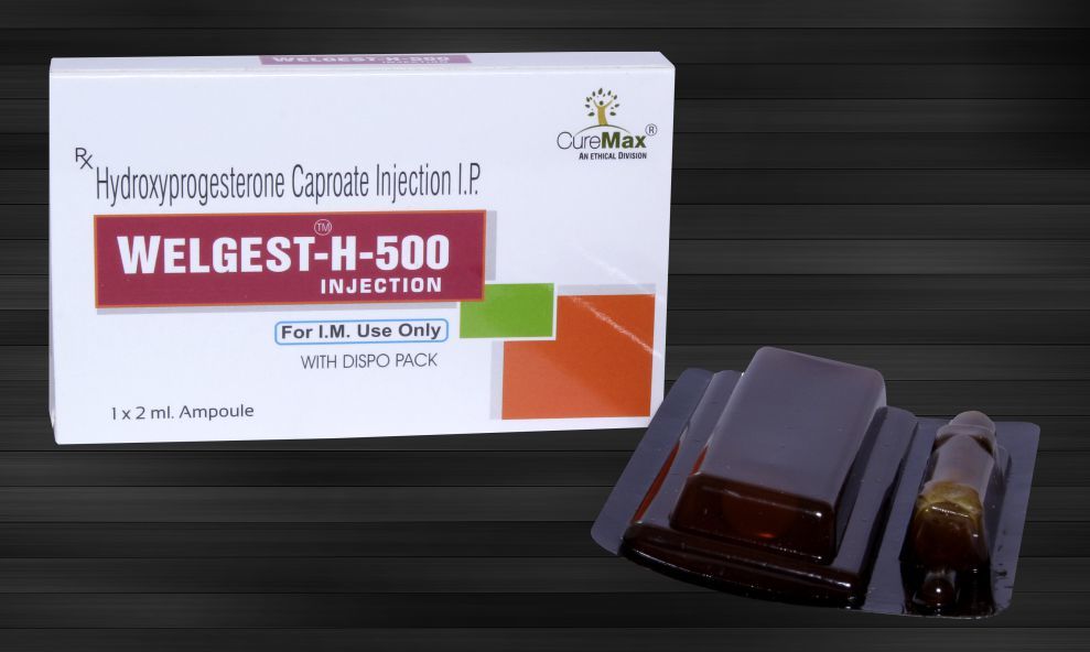 Liquid Hydroxy Progesterone 250 Mg & 500 Mg Injection