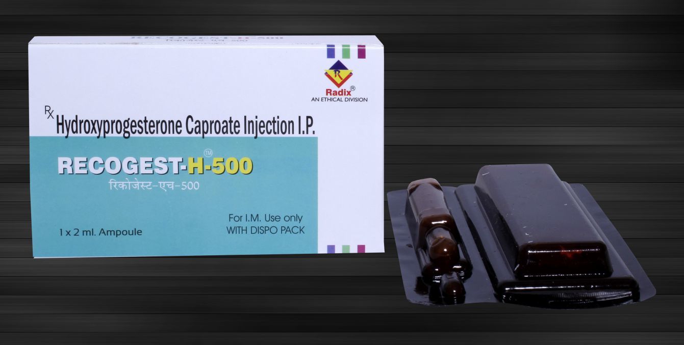 Liquid Hydroxy Progesterone 250 Mg & 500 Mg Injection