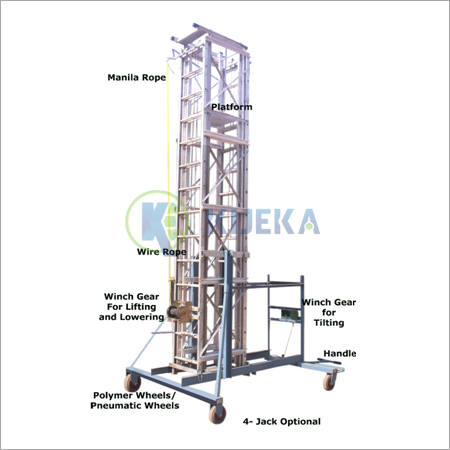 Tiltable Tower Ladder