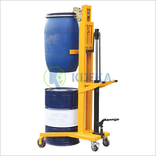 V-shaped Base Manual Drum Stacker