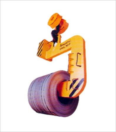 Heavy Duty C Hook - Aluminium, Horizontal Eyebore Design, Counter Weight Equipped | Efficient Coil Handling, Reduces Manpower, Quick and Easy Use