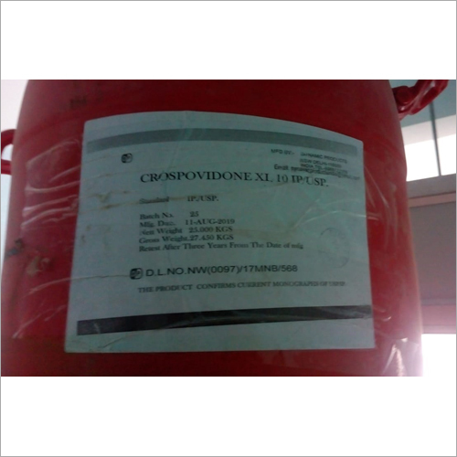 Crospovidone Xl 10 Usp Cas No: 142606-53-9