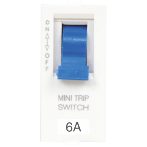 Pressfit One Modular MCB Switches - Plastic Material, 6A to 32A Rating | White Color, Automatic Overload Protection for Safe Electrical Connections