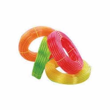 Pvc Flexible Pipe - Flexible Round Design, Available In Green, Orange, And Pink Colors