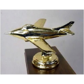 Brass Damescene Ship Brooch