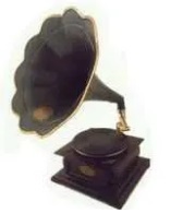 Brass Antique Gramophone