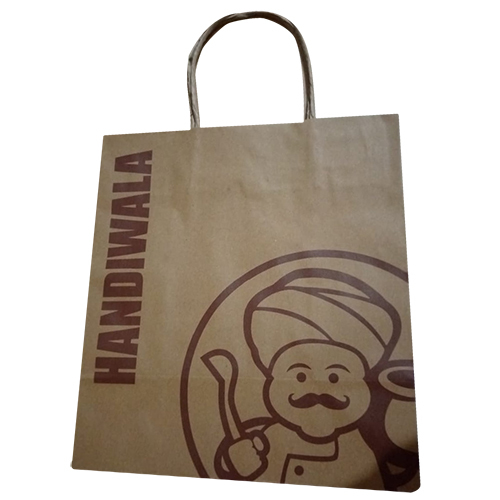 Designer Paper Carry Bag - Greaseproof Paper, Custom Size and Color | Biodegradable, Recyclable, Flexiloop Handle, High Strength