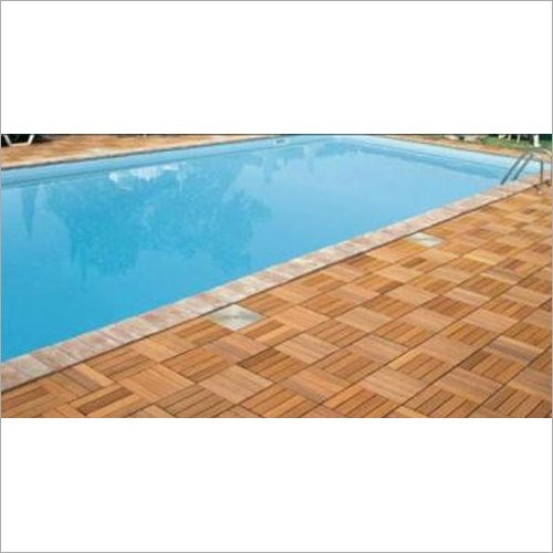 Waterproof Deck Flooring - Hardwood Material | Easy Installation, No Tools Required, Long Service Life, Customizable Thickness and Patterns