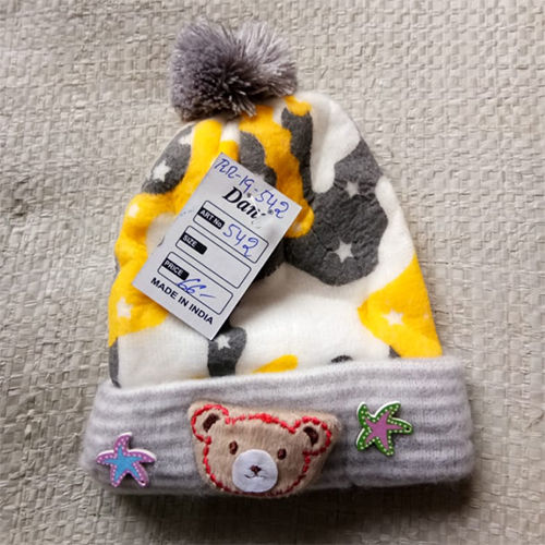 Multicolor Optimum Warmth Baby Woolen Cap