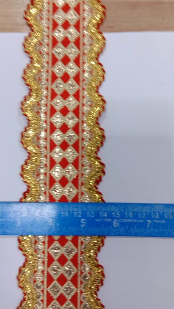 Fancy Silay Lace - Cotton Fabric, Available In All Colors | Elegant And Versatile Design For Various Applications