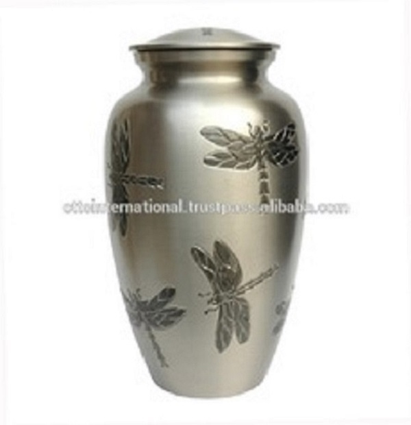 Burgundy Mother Of Pearl Rose Urns