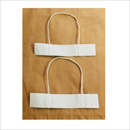 Brown And White Paper Carry Bag Handle