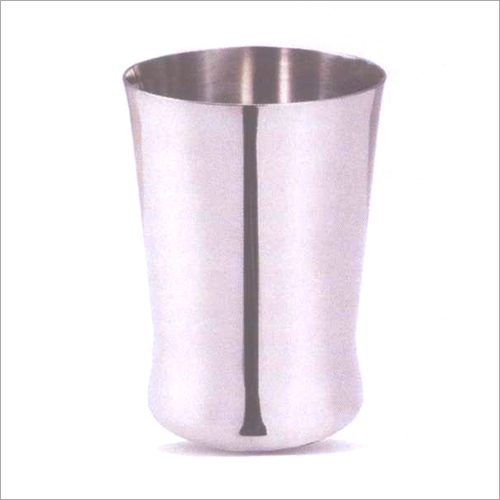 Stainless Steel Drinking Glass - Polished Finish, Customizable Thickness | Available in All Sizes for Hotel, Restaurant, and Home Use