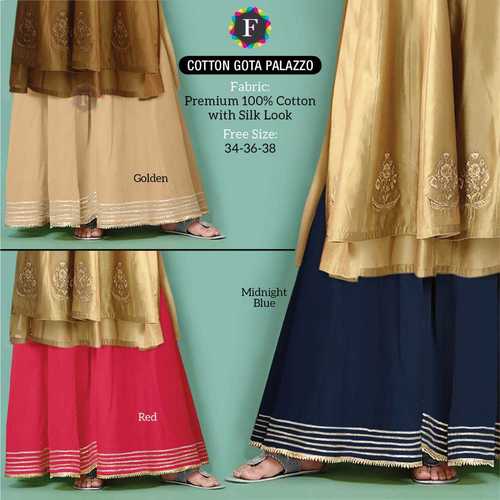 Cotton gota palazzo