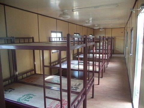 Blue Furnished Office Containers