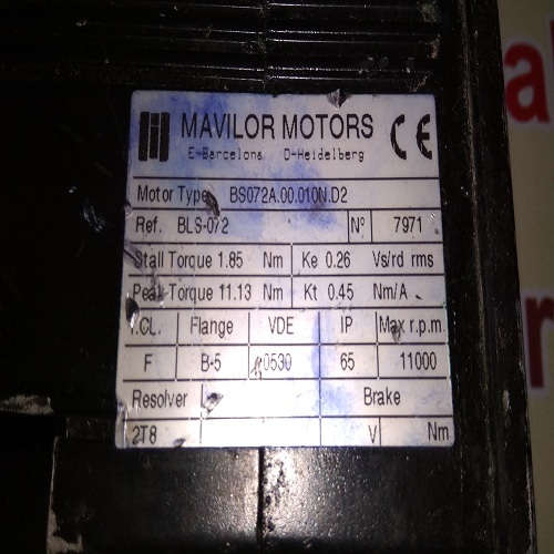Mavilor Servo Motors Bs072a.00.010n.d2
