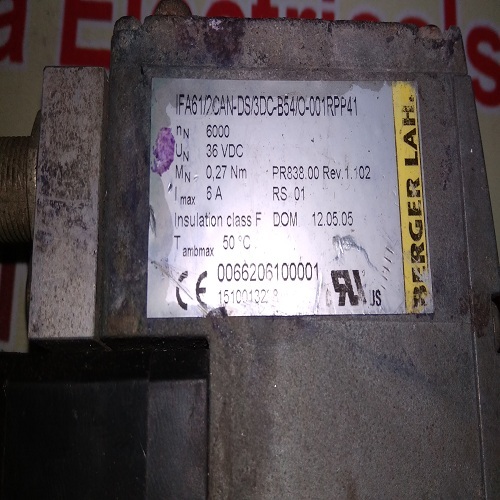 Berger Lahr Servo Motor Ifa61/2can-ds/3dc-b54/o-001rpp41