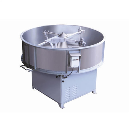 Pan Mixer - Stainless Steel, 1500x1500x1000 mm, Silver , 500 kg Capacity, 5 HP Motor Power, Long Operational Life, High Functionality