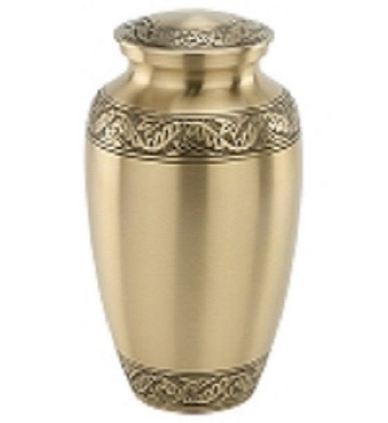 Brass Beautiful Subcat Reflesio Vertical Cremation Urn`