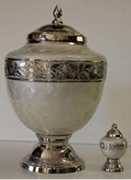 Brass & Black Beautiful Cremation Urn