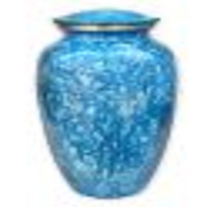 Yellow & Light Red Beautiful Cremation Urn
