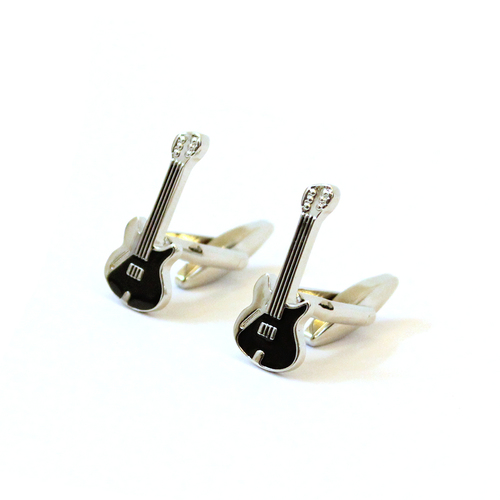 व्हाइट एंड ब्लैक मेटल फैंसी कफ़लिंक